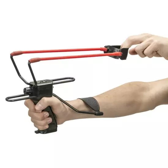 Umarex Slingshot with Built in Laser Wrist Brace and Textured Grip 2230146 NEW