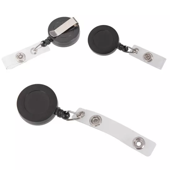 1PCS Retractable ID Badge Lanyard Name Tag Key Card Belt Holder F2P5 пδ