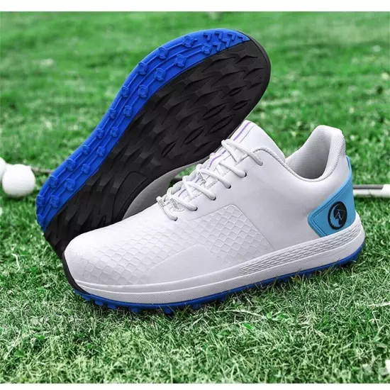 Comfortable Golf Shoes Men's Non-Slip Sneakers Waterproof Spikeless Golf Shoes