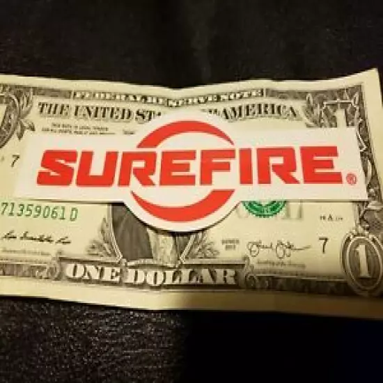 SUREFIRE Authentic Sticker 