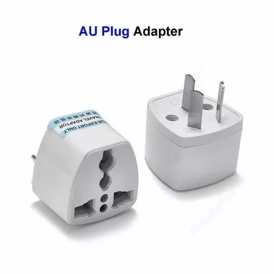 US UK EU Universal to AU Australia AC Power Adapter Plug Travel Converter