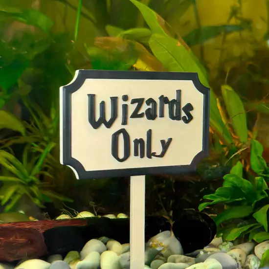 Personalized Wizard Tavern Sign For Fishtanks, Aquariums, Reptiles, Inverts