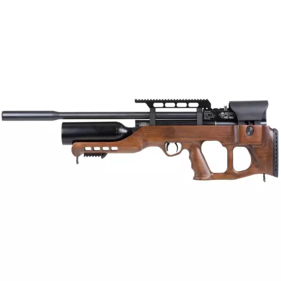 Hatsan AirMax PCP QE Bullpup PCP Side-lever Hardwood Stock . 177 Cal Air Rifle