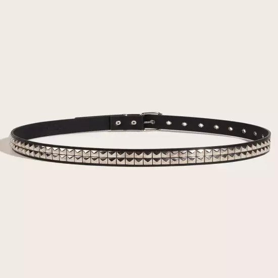 punk studded metal belt