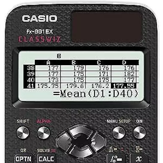 CASIO Fx-991ex Classwiz Advanced Engineering Scientific Calculator-552 Functions