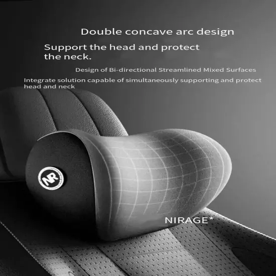 Car Neck Pillow Protection Lumbar Backrest Cushion Lumbar Headrest Cushion