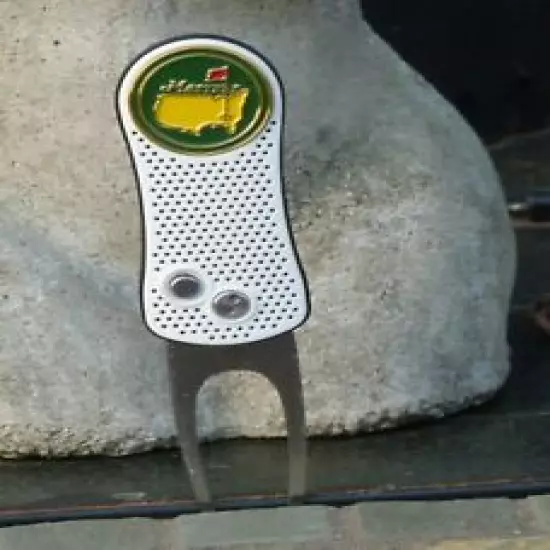 The Masters Ball Marker & Ahead White Divot Tool - Great Looking