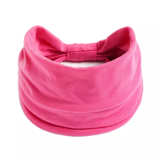 Elastic Stretch Wide Headband Hairband Running Yoga Turban Women Soft Head Wrap