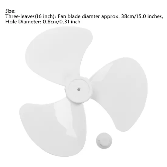 12/14/16/20 Inch Plastic Fan Blade Replacements for Standing Fan Table Fanner