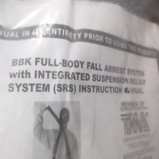 BBK Hunting Full Body Fall Arrest System Hunting Safety Harness NIP