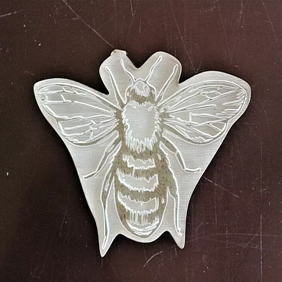 * ACRYLIC Leather Embossing Stamp BUMBLE BEE for Veg Tanned Leather