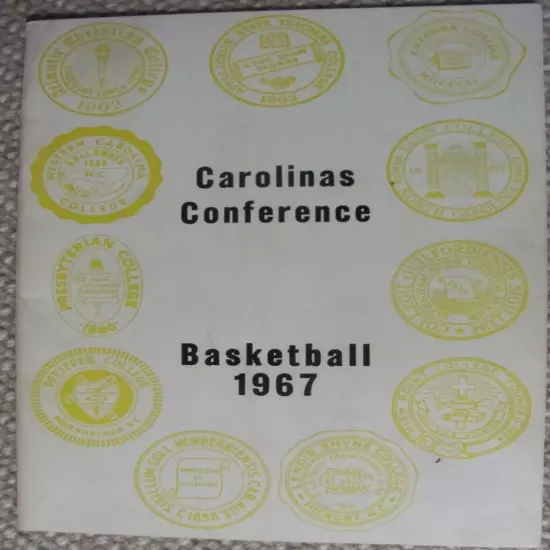 1967 Carolinas Conference Basketball Media Guide JC9