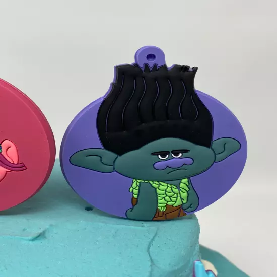 Trolls Birthday Cake Toppers Set Brand New Featuring DJ Suki