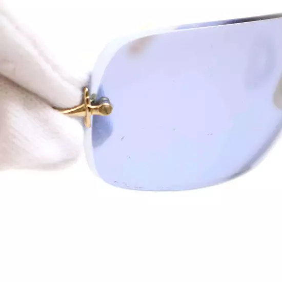 OLIVER PEOPLES ROC-G Sunglasses Gold Blue ITT11HXGWF9C