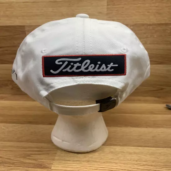 Titleist Hat Tour Performance Golf Cap Adjustable Clasp Closure NHSGA FJ Footjoy