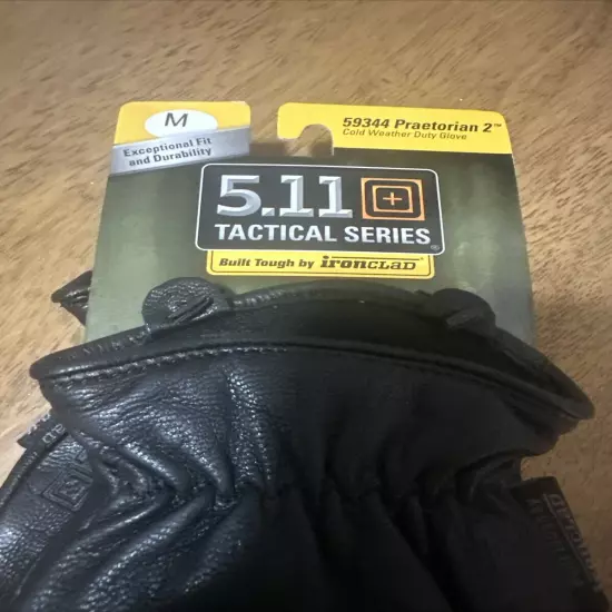 5.11 TACTICAL PRAETORIAN 2 PATROL GLOVES Med 59344 NWT - Primaloft Insulated!