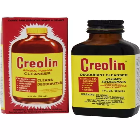 Creolin Deodorizing Multi-Purpose Cleanser, 3 Ounces, FREE SHIPPING 