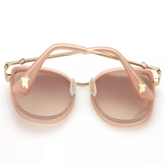 NEW GUCCI GG 0606SK 004 NUDE SUNGLASSES 56-19-145mm B50 Italy