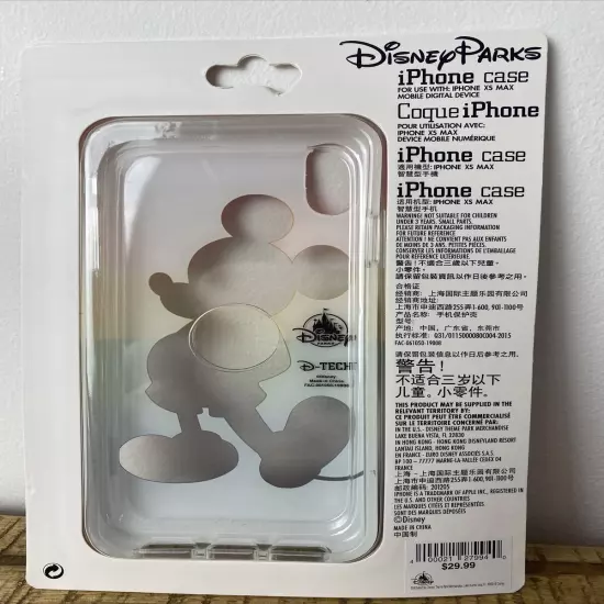 NEW DISNEY PARKS D-TECH RAINBOW PRIDE MICKEY MOUSE iPHONE XS MAX Phone Case