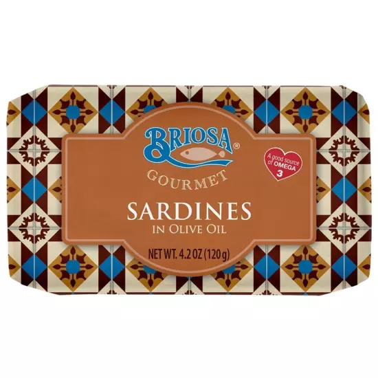 Briosa Gourmet 10 Pk Sardines in Olive Oil - Seafood Aficionado Selections -... 