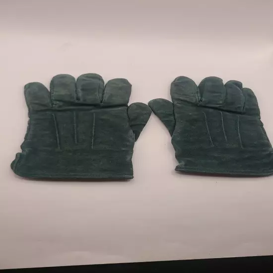 Wilsons Adventure Bound Suede Leather Gloves Green Womans Med Winter Gloves