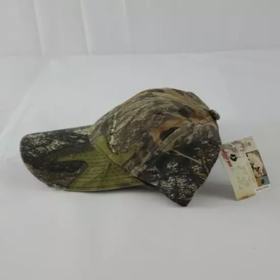 NWT Mossy Oak Distressed Camouflage Camo Baseball Hat Strapback NEW 