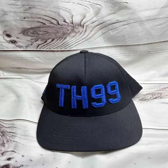 NEW G/Fore Hat Mens Snapback "TH99" Black Blue Flexfit One Ten 1.10 Adjustable