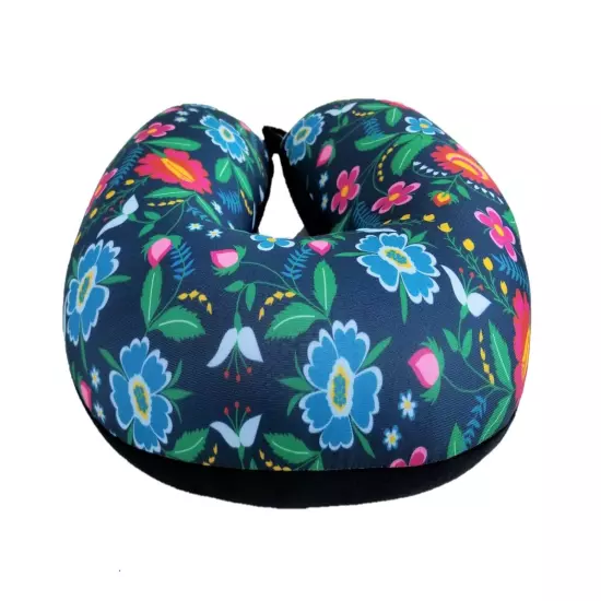 Micro Beads U Shaped Travel Neck Pillow Head Neck Cervical Sleep Support Cushion