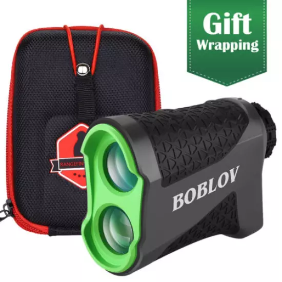 BOBLOV K600AG 6X 650Yards Golf Laser Rangefinder with Slope Vibrating Reminder