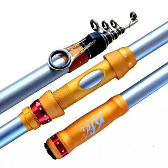 Spinning Surf Fishing Rod Pole Throwing Fast Super Hard Carbon Fiber Portable S