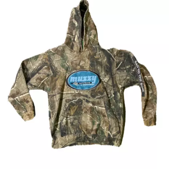 Cabelas Men’s Muzzy Realtree Camo Hoodie Sweatshirt Size XL