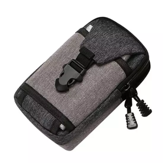 7'' Tactical Waist Pack Unisex Molle Phone Pouch Bags with Hook EDC Storage Pack