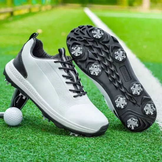 Hot Sale Professional Non-Slip Golf Shoes Men's Waterproof Golf Spikes Sneakers