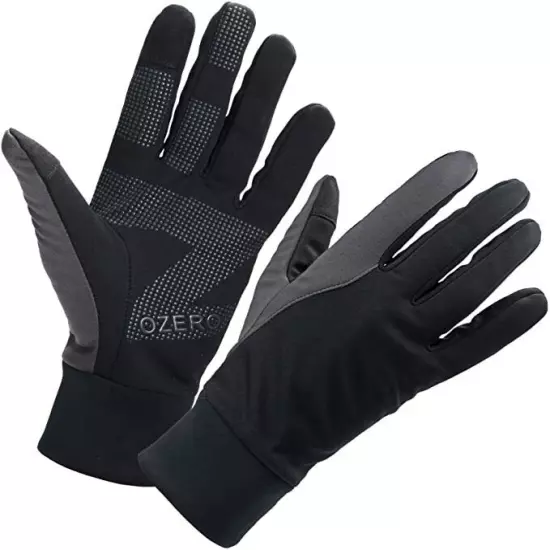 OZERO Winter Thermal Gloves Men Women Touch Screen Water Resistant Windproof LGE