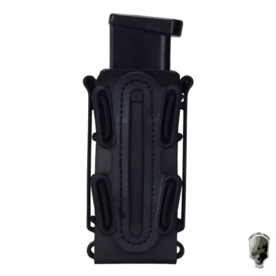 TMC Pistol Mag Pouch 9mm Molle Carrier Soft Shell Mag Carrier Military Gear