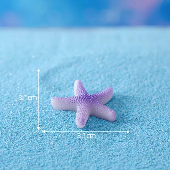 Cute Micro Colorful Artificial Coral Mermaid Resin Ornament Fish Tank Decorat Sn