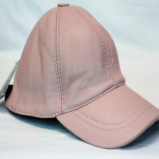 New 100% Real Genuine Lambskin Leather Baseball Cap Hat Sports Visor 40 COLORS