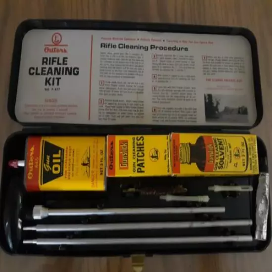 Vintage Outers 7mm Rifle Cleaning Kit NO. 477 With Box