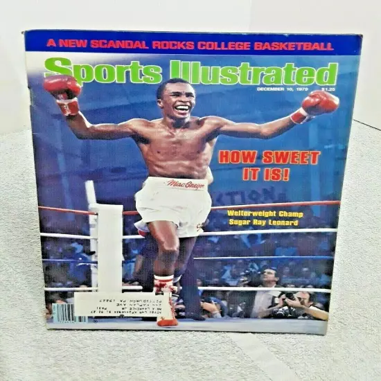 Sports Illustrated December 10 1979 Boxing Sugar Ray Leonard Vintage Magazine