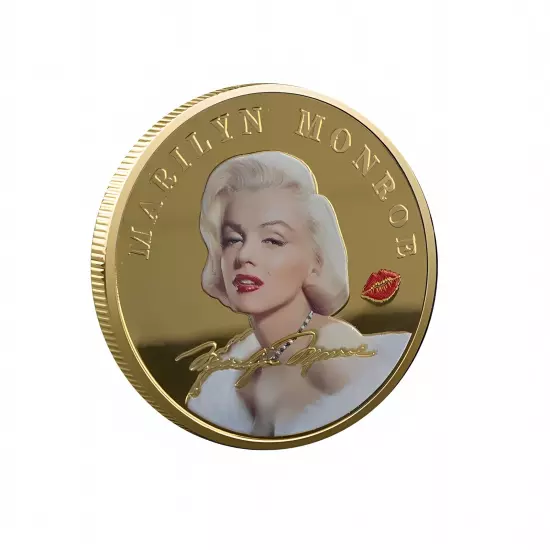 Marilyn Monroe Challenge Commemorative Gold Plated Coin