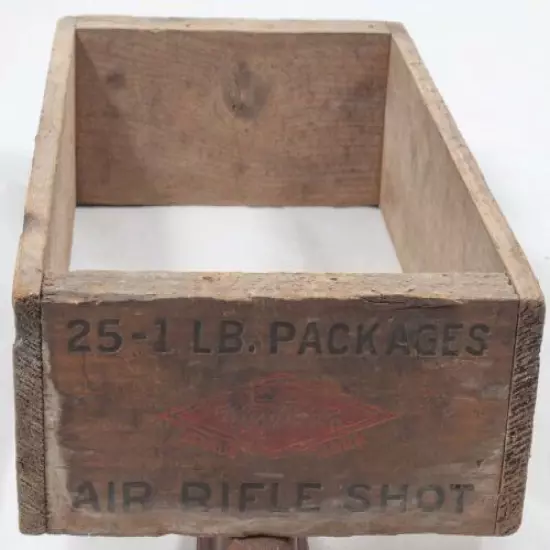 VINTAGE RARE WESTERN CARTRIDGE COMPANY PELLET BOX