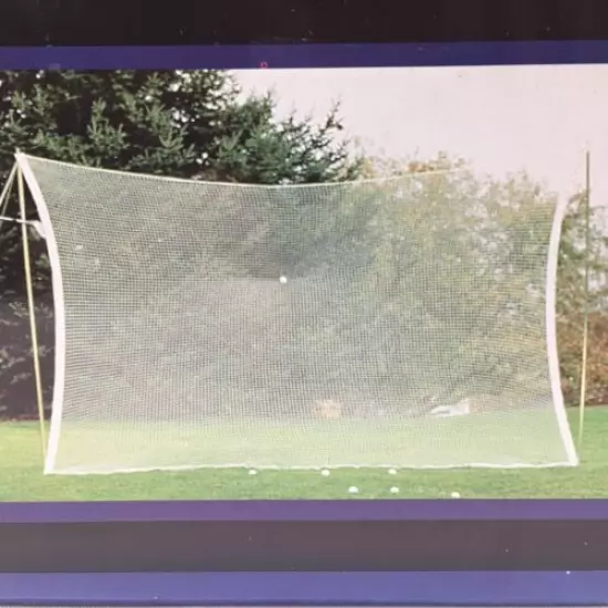 Golf Practice Net 9' Wide x 7' Tall / Stops Your Hardest Shots Weather Resistant