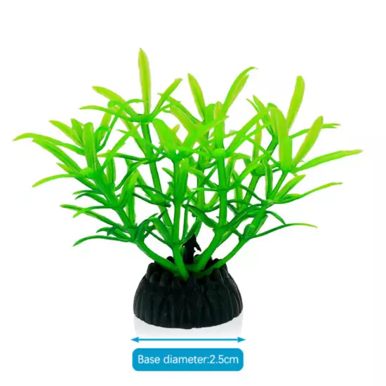 Aquarium Decorative Simulation Aquatic Plant Fish Tank Landscape Ornament Gra Sn