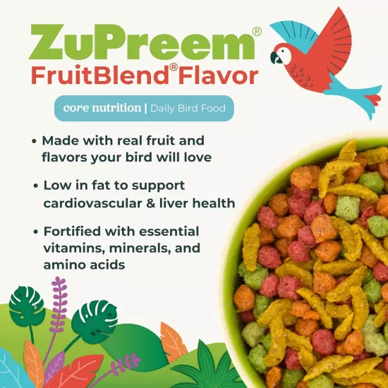 Fruitblend Flavor with Natural Flavors for Medium Birds