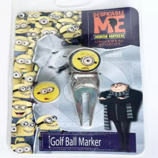 Universal Studios Despicable Me Minions Mayhem Collectible Golf Ball Marker Set