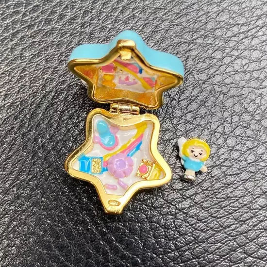 PRESALE 925 Sterling Silver Fairy wishing world Polly Pocket Charm For Bracelet