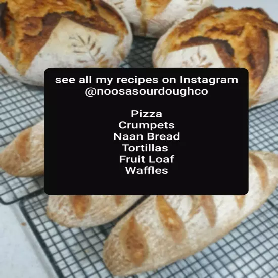 Noosa Sourdough Company - Sourdough Starter Kit including easy to follow recipe 