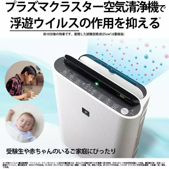 Sharp Humidified Air Purifier Plasma Cluster 7000