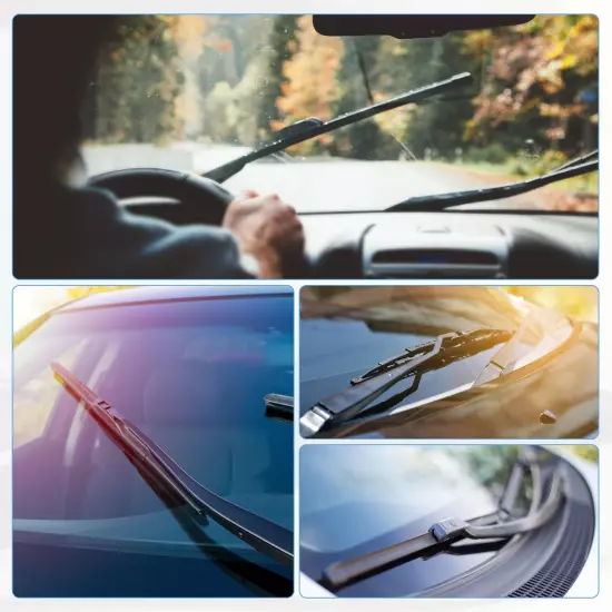 24" 16" 12" Front Rear Windshield Wiper Blade Set Fit for Chevrolet Spark 201...