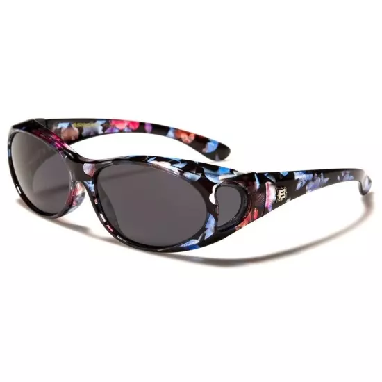 Polarised Fit Over Sunglasses - Oval - Wear Over Prescription Glasses- Polarized